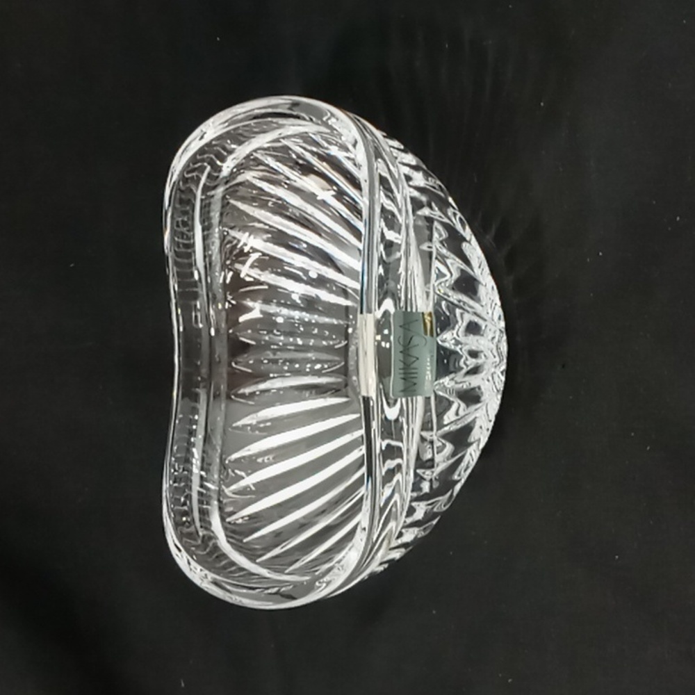 Mikasa Triangular Crystal Bowl